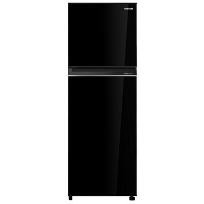 TOSHIBA Double Door Refrigerator (8.2 Cubic, Urban Black) GR-A28KU(UK)